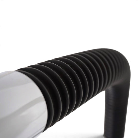 Chrome floor lamp with flexible gooseneck, 1970